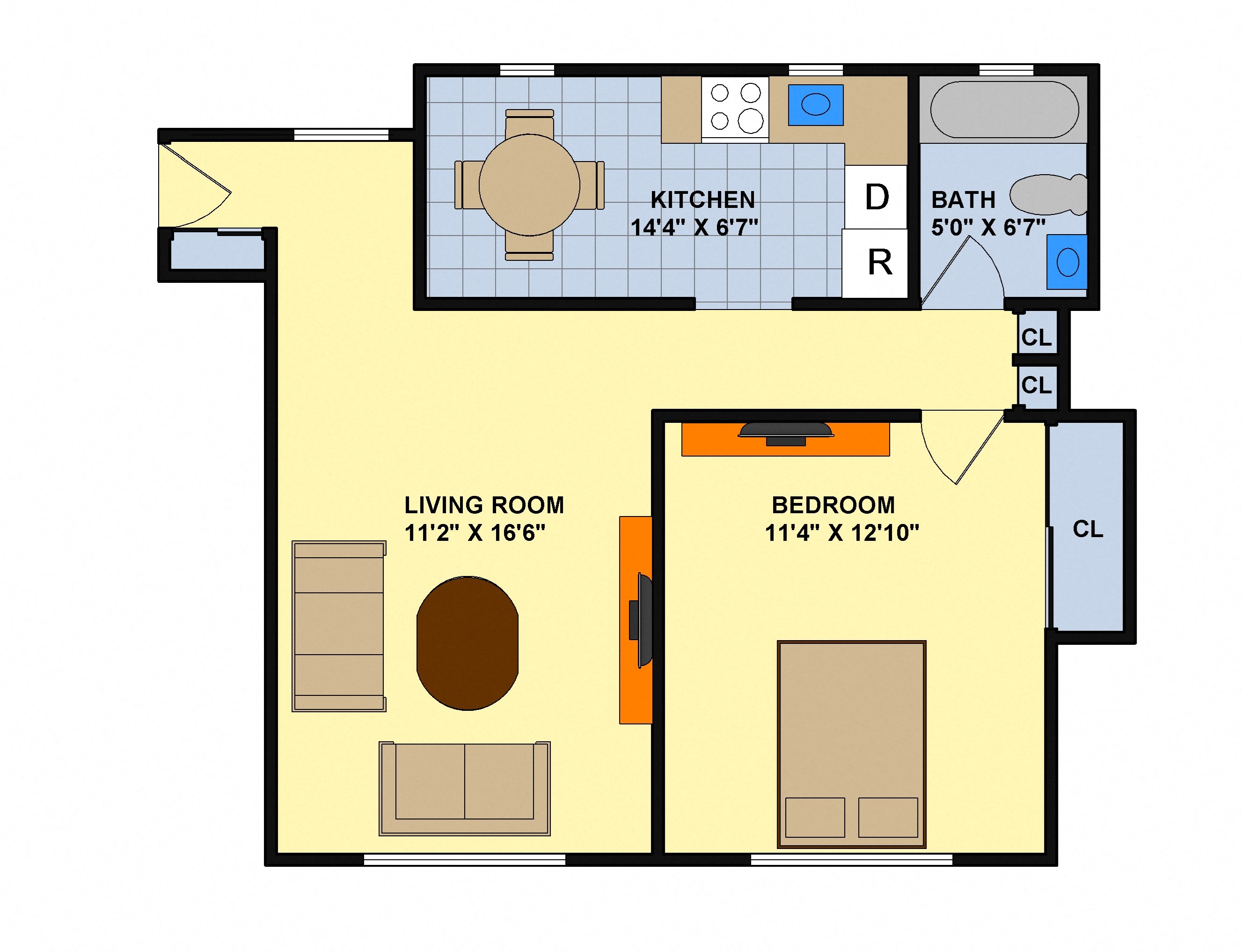 Floor Plans of Brookwood at Bay Shore in Bay Shore, NY